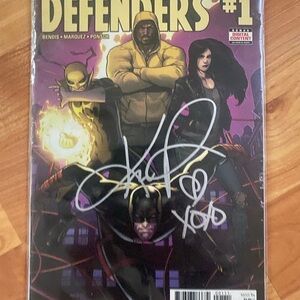 New York Comic Con Signed Krysten Ritter Defenders #1 Comic Book